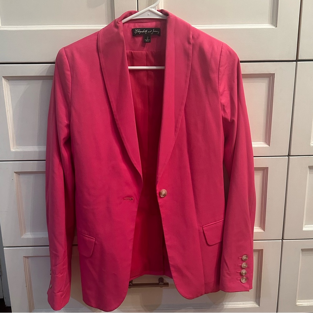 Elizabeth and James bright pink blazer